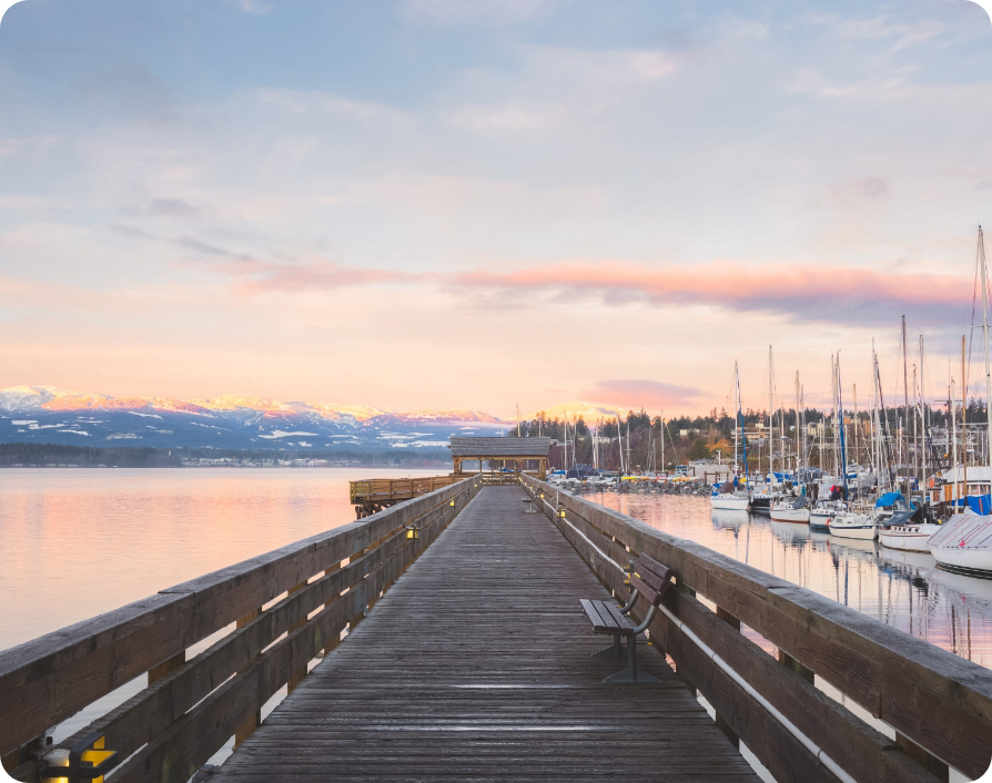 Comox Marina pier